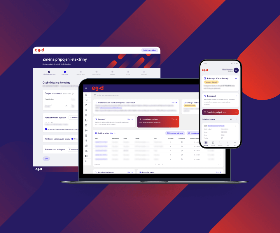 EG.D — energy distributor tools on desktop and mobile